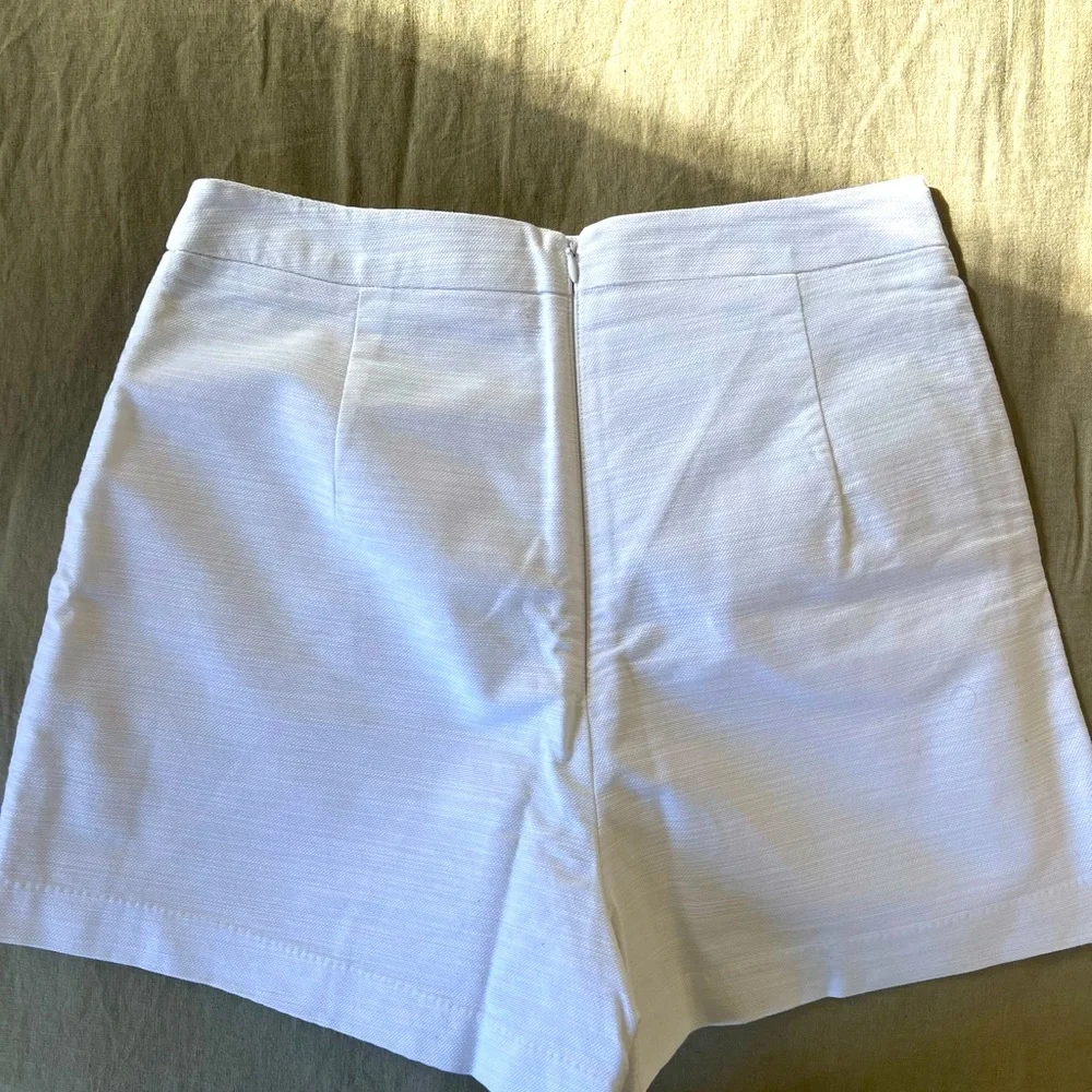 Classic White Women's Shorts - Picture 2 of 5